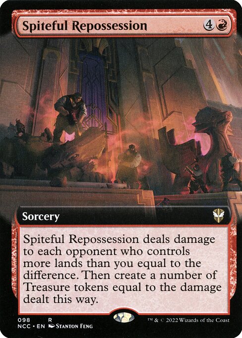 Spiteful Repossession - New Capenna Commander Rare Card
