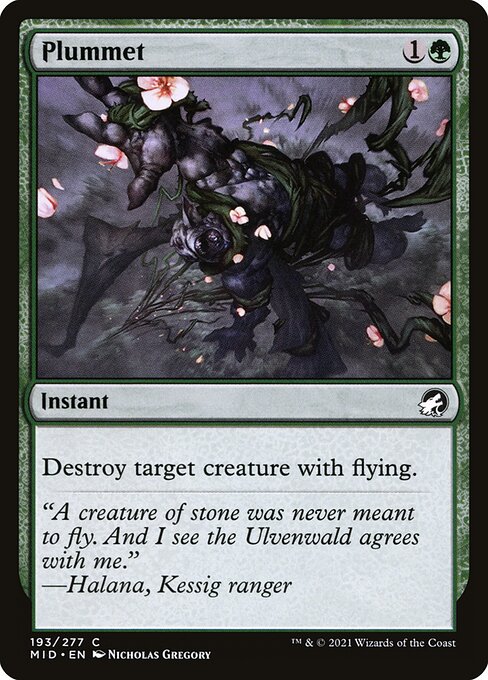 Plummet - Innistrad: Midnight Hunt Common Card