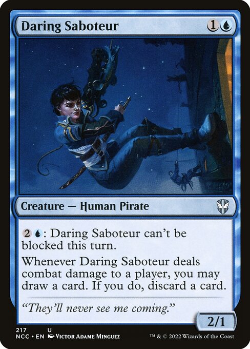 Daring Saboteur - New Capenna Commander Uncommon Card