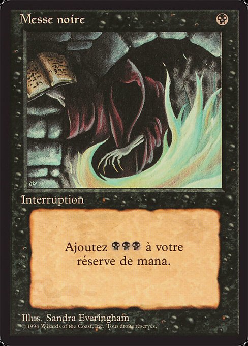 Dark Ritual - Foreign Black Border Common Card