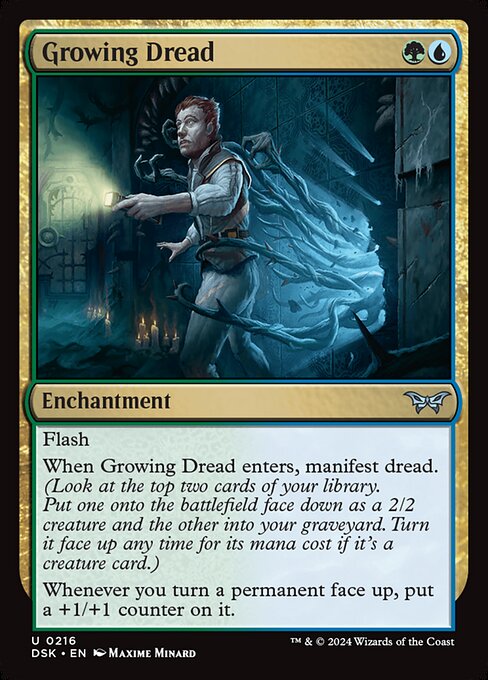 Growing Dread - Duskmourn: House of Horror Uncommon Card
