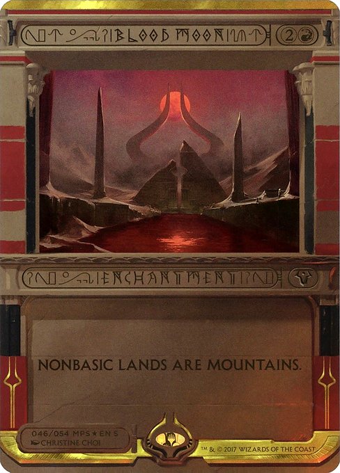 Blood Moon - Amonkhet Invocations Special Card