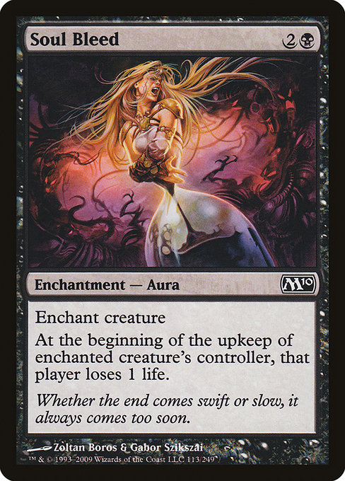 Soul Bleed - Magic 2010 Common Card