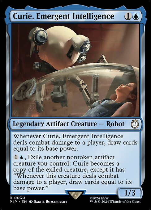 Curie, Emergent Intelligence - Fallout Rare Card