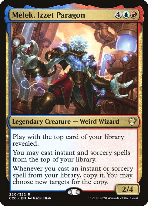 Melek, Izzet Paragon - Commander 2020 Rare Card