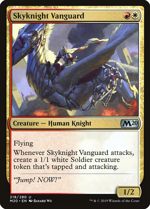 Skyknight Vanguard - Core Set 2020 Uncommon Card