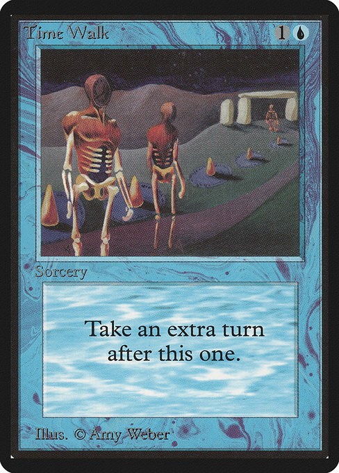 Time Walk - Limited Edition Beta Rare Card