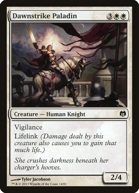 Dawnstrike Paladin - Duel Decks: Heroes vs. Monsters Common Card