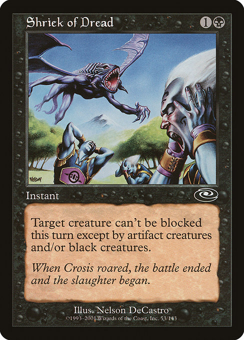 Shriek of Dread - Planeshift Common Card