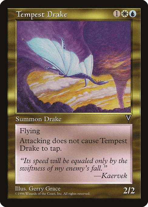 Tempest Drake - Visions Uncommon Card