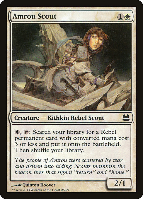 Amrou Scout - Modern Masters Common Card