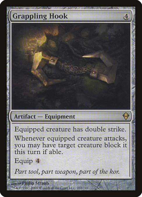 Grappling Hook - Zendikar Rare Card