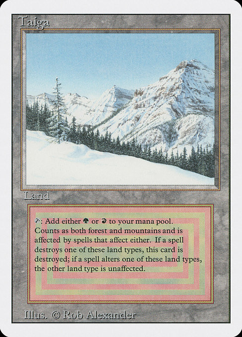 Taiga - Revised Edition Rare Card