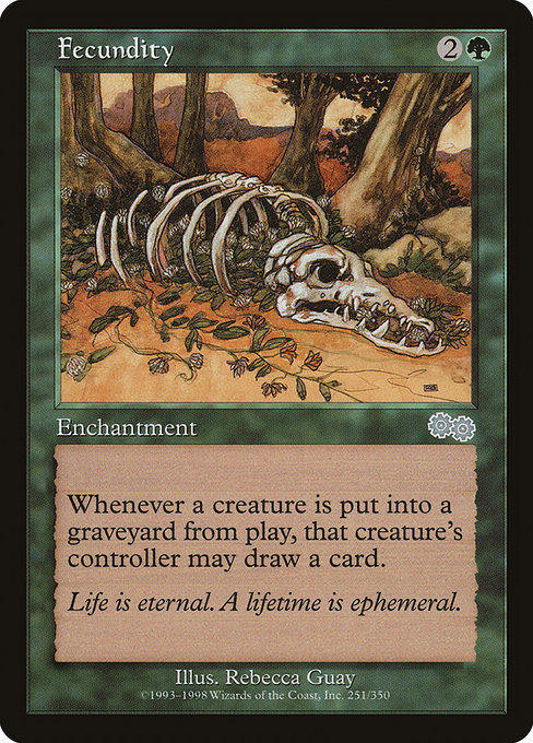 Fecundity - Urza's Saga Uncommon Card