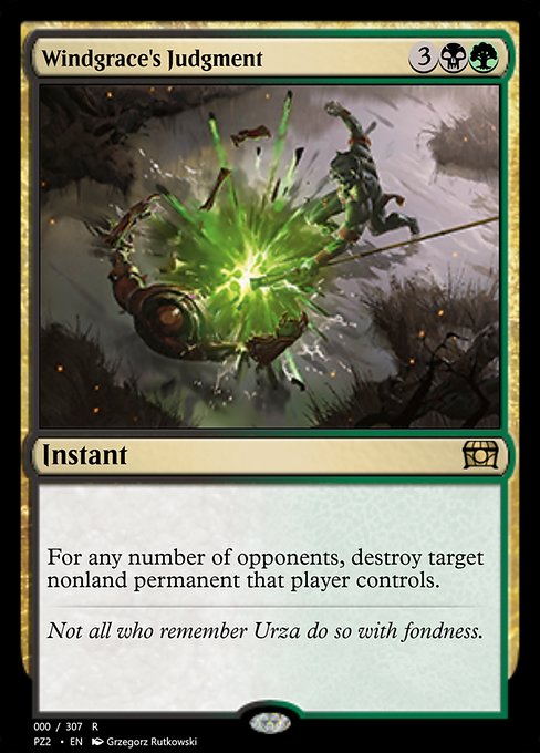 Windgrace's Judgment - Treasure Chest Rare Card