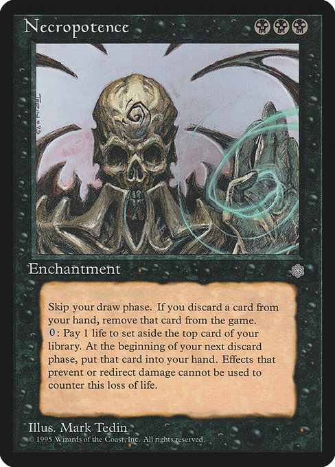 Necropotence - Ice Age Rare Card