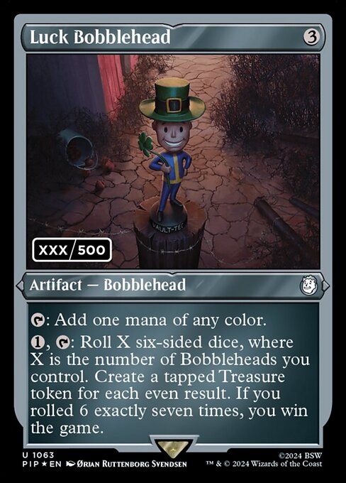 Luck Bobblehead - Fallout Uncommon Card