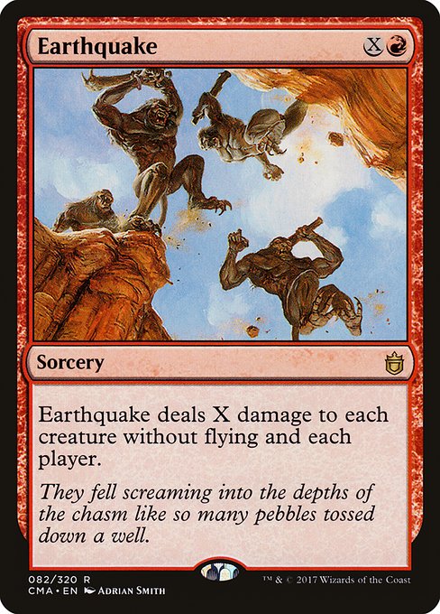 Earthquake - Commander Anthology Rare Card