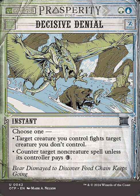 Decisive Denial - Breaking News Uncommon Card