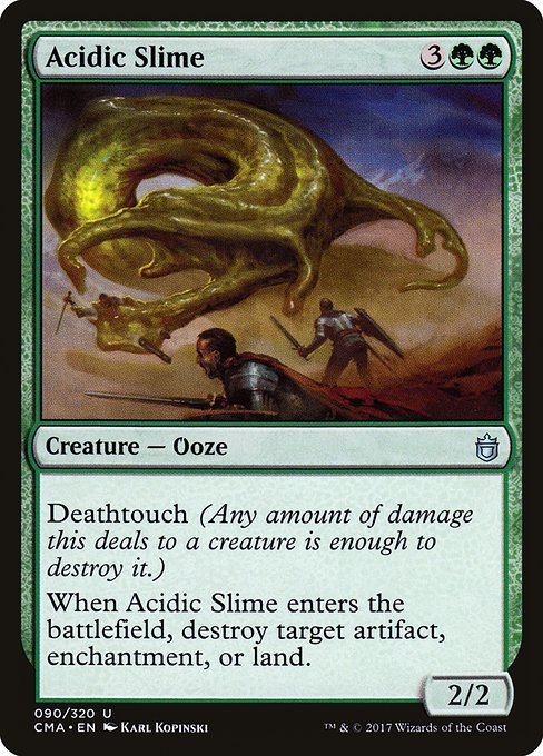 Acidic Slime - Commander Anthology Uncommon Card