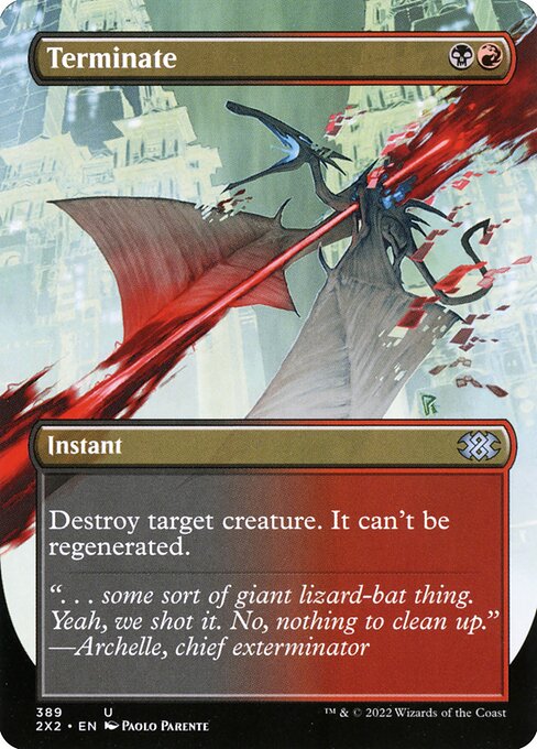 Terminate - Double Masters 2022 Uncommon Card