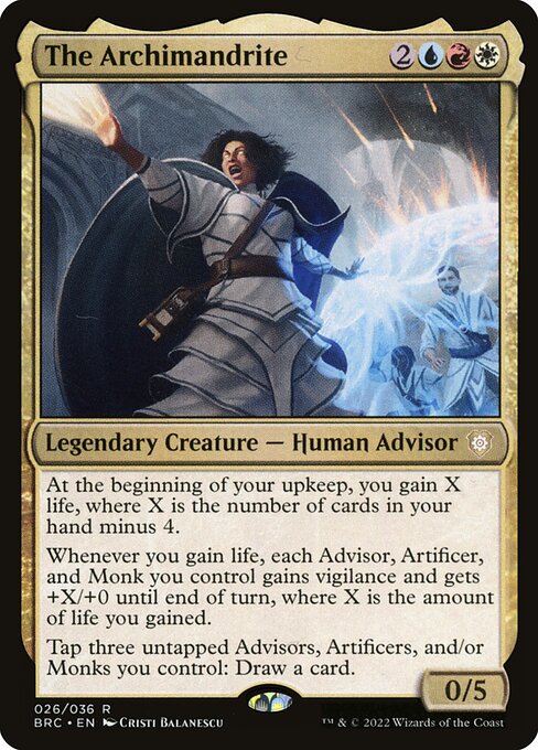 The Archimandrite - The Brothers' War Commander Rare Card