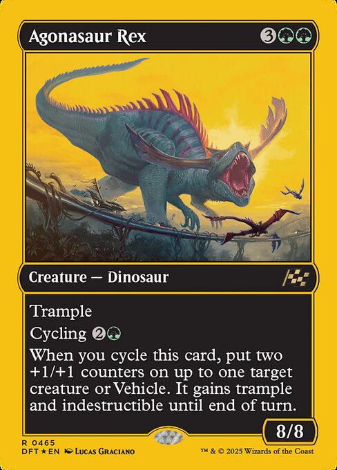 Agonasaur Rex - Aetherdrift Rare Card