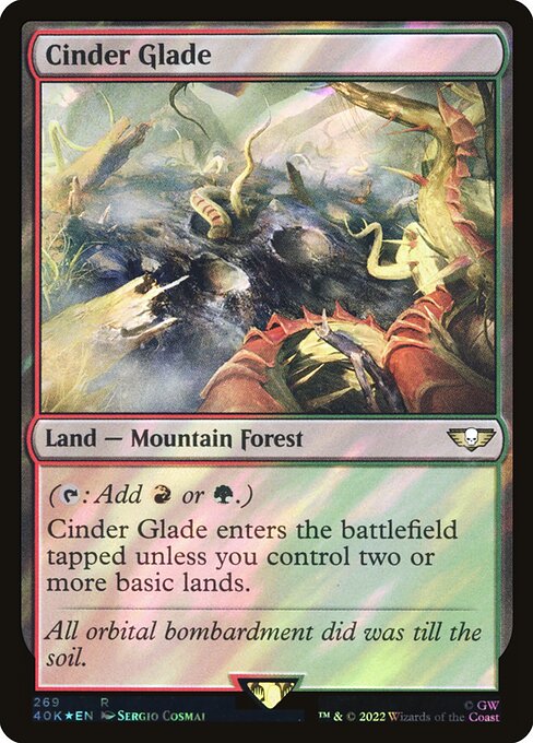 Cinder Glade - Warhammer 40,000 Commander Rare Card