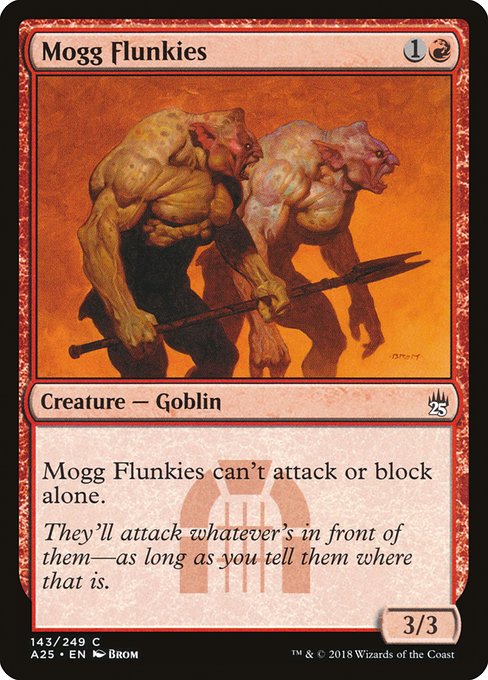 Mogg Flunkies - Masters 25 Common Card