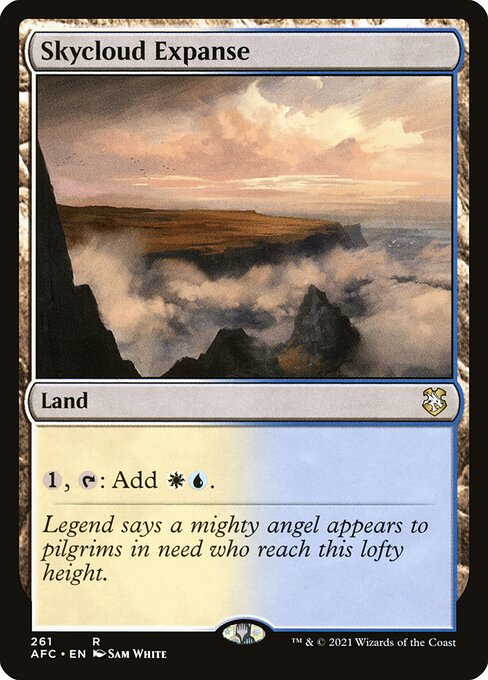 Skycloud Expanse - Forgotten Realms Commander Rare Card