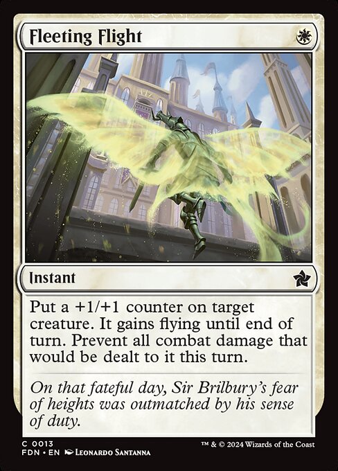 Fleeting Flight - Foundations Common Card