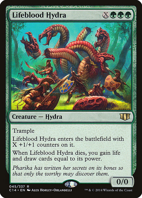 Lifeblood Hydra - Commander 2014 Rare Card