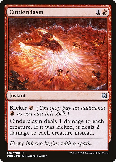 Cinderclasm - Zendikar Rising Uncommon Card