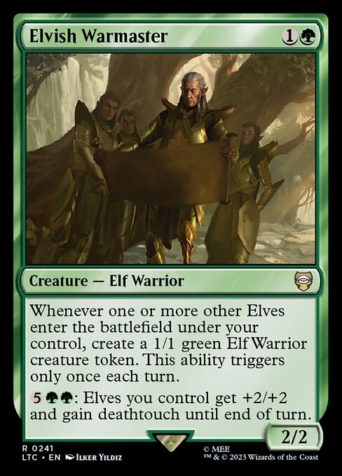 Elvish Warmaster - Tales of Middle-earth Commander Rare Card