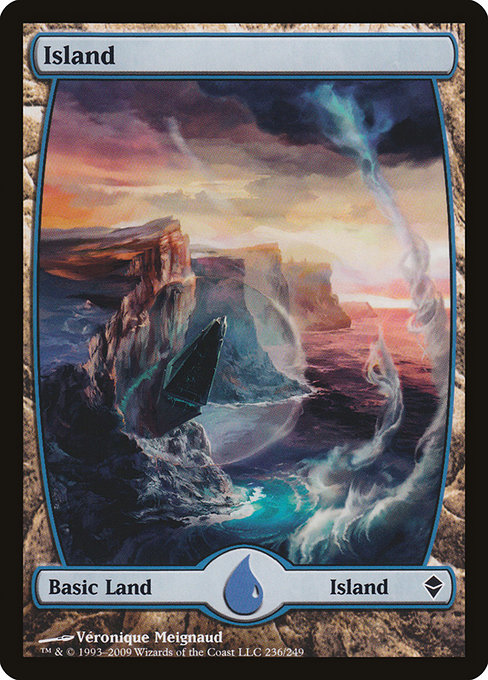 Island - Zendikar Common Card