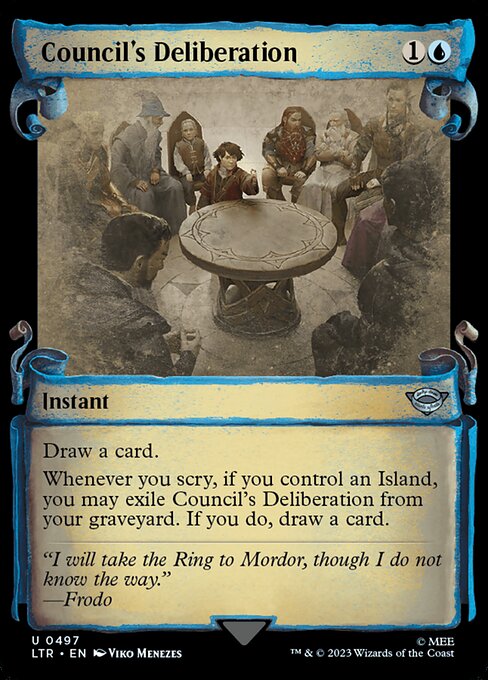 Council's Deliberation - The Lord of the Rings: Tales of Middle-earth Uncommon Card