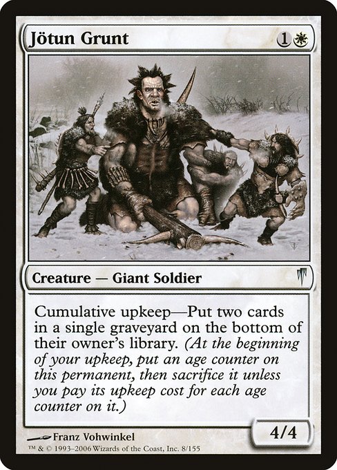 Jötun Grunt - Coldsnap Uncommon Card