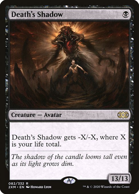Death's Shadow - Double Masters Rare Card