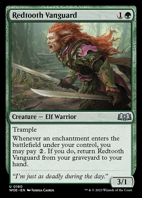 Redtooth Vanguard - Wilds of Eldraine Uncommon Card