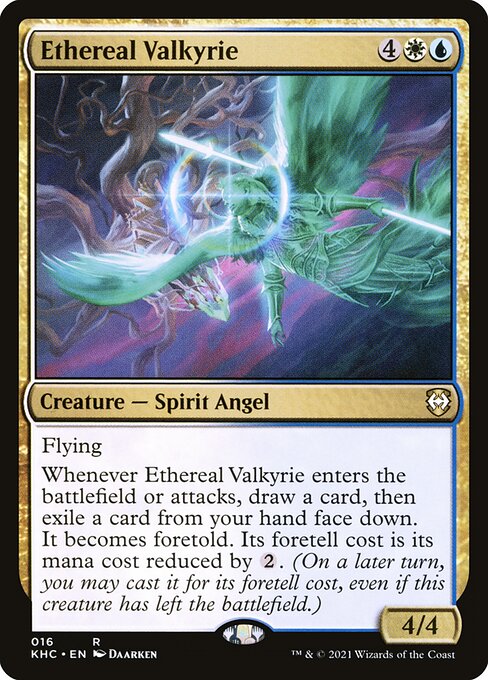 Ethereal Valkyrie - Kaldheim Commander Rare Card