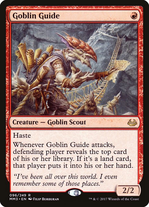 Goblin Guide - Modern Masters 2017 Rare Card