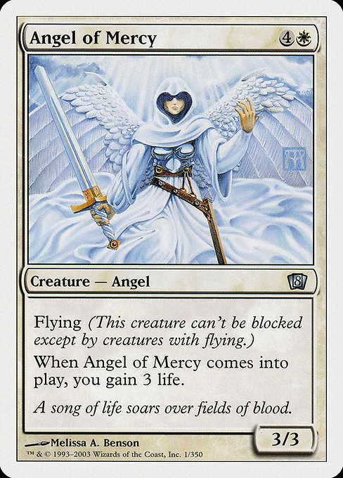 Angel of Mercy - Eighth Edition Uncommon Card