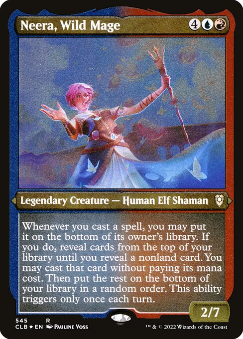 Neera, Wild Mage - Commander Legends: Battle for Baldur's Gate Rare Card