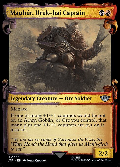 Mauhúr, Uruk-hai Captain - The Lord of the Rings: Tales of Middle-earth Uncommon Card