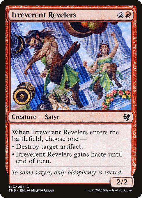 Irreverent Revelers - Theros Beyond Death Common Card