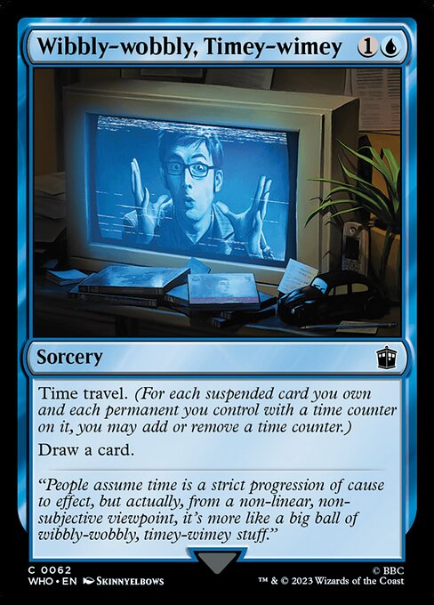 Wibbly-wobbly, Timey-wimey - Doctor Who Common Card