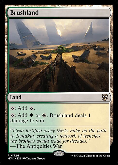 Brushland - Modern Horizons 3 Commander Rare Card