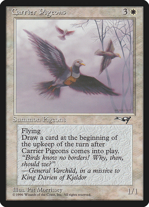Carrier Pigeons - Alliances Common Card