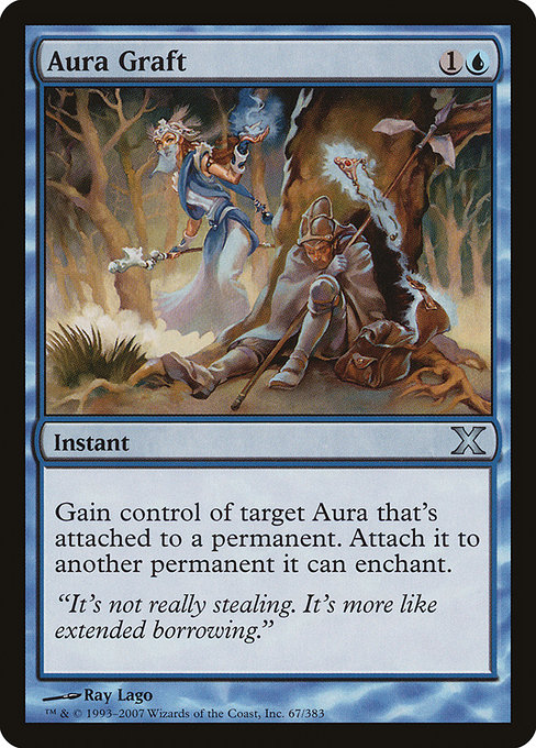 Aura Graft - Tenth Edition Uncommon Card