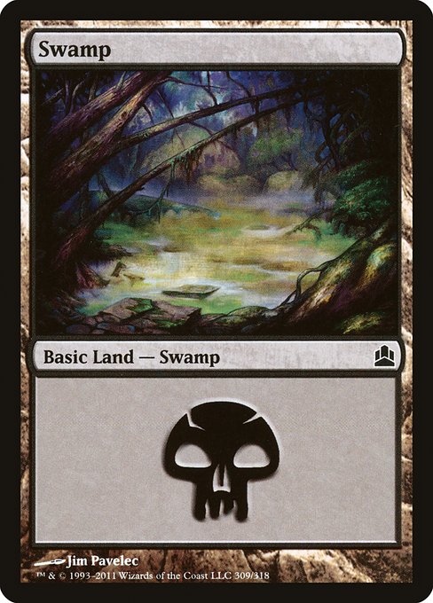 Swamp - Commander 2011 Common Card